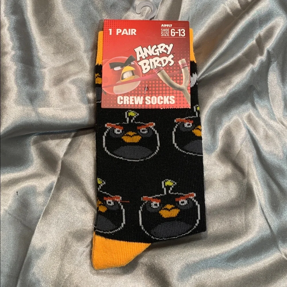 🌹UNISEX FUN SOCKS • CHEETOS Flamin' Hot • ANGRY BIRDS • BOB ROSS • NWT